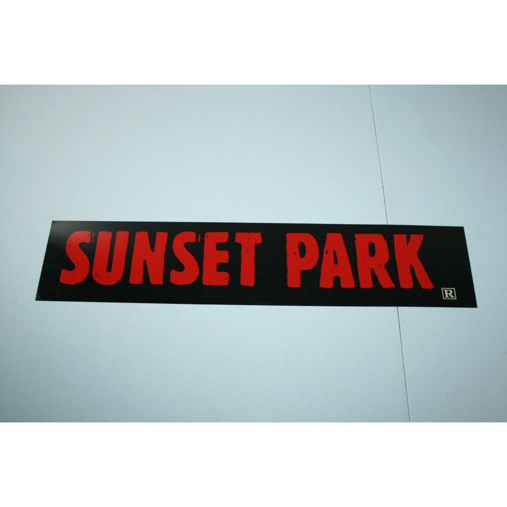Sunset‎ Park Movie Theater Mylar Marquee Light Box Sign 5x25